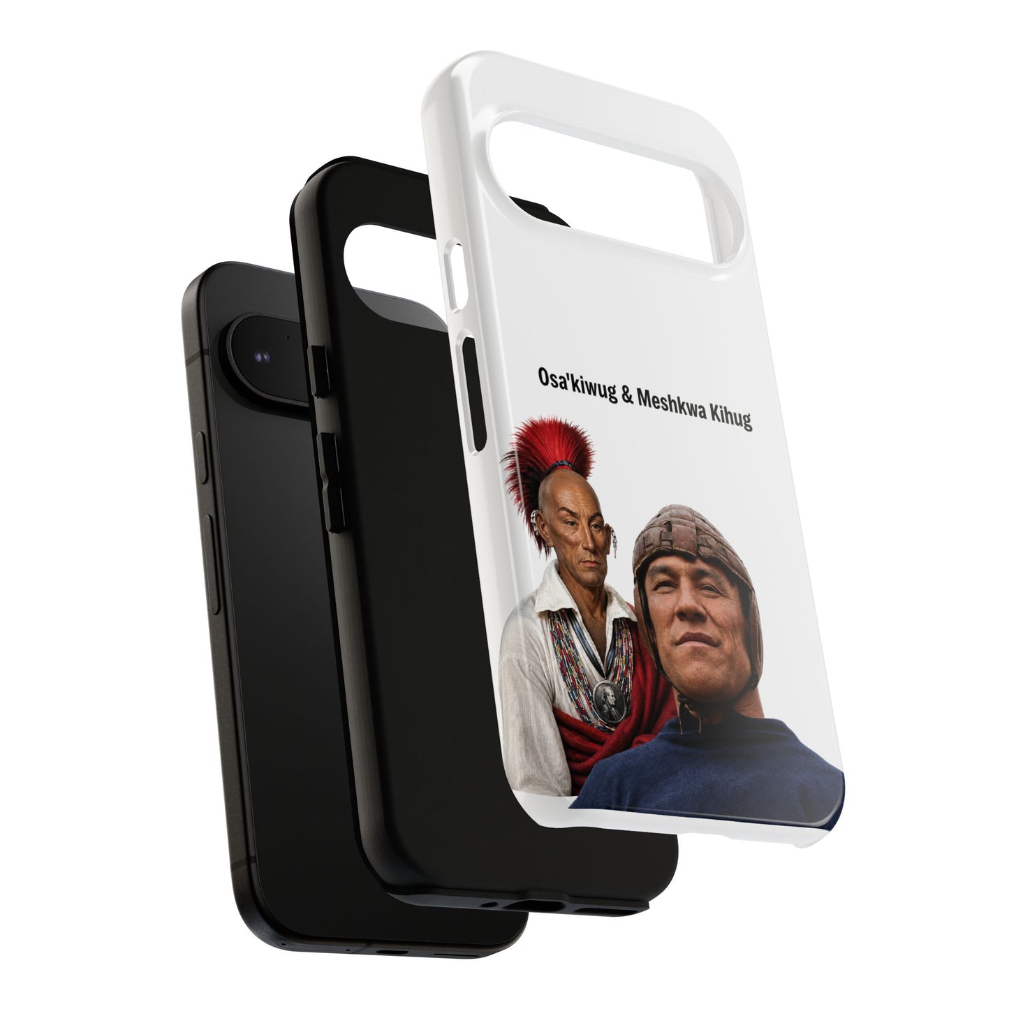 Sac&Fox Phone Case — 'Blackhawk' Raven Crest Protective Tough Case