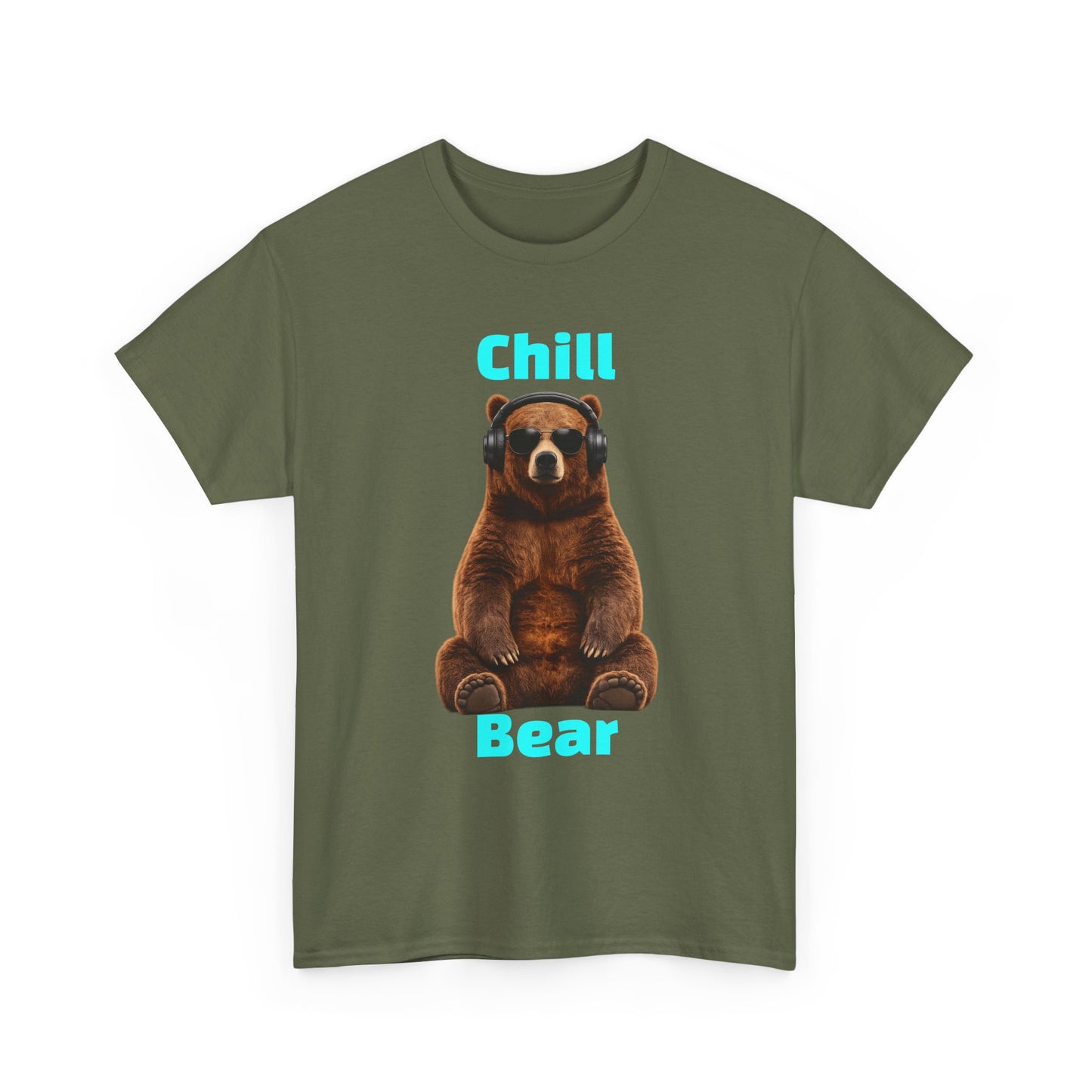 Chill Bear Tee — Cute Relaxed Bear Graphic T-Shirt