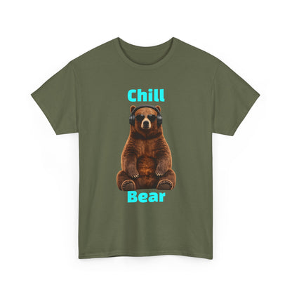 Chill Bear Tee — Cute Relaxed Bear Graphic T-Shirt