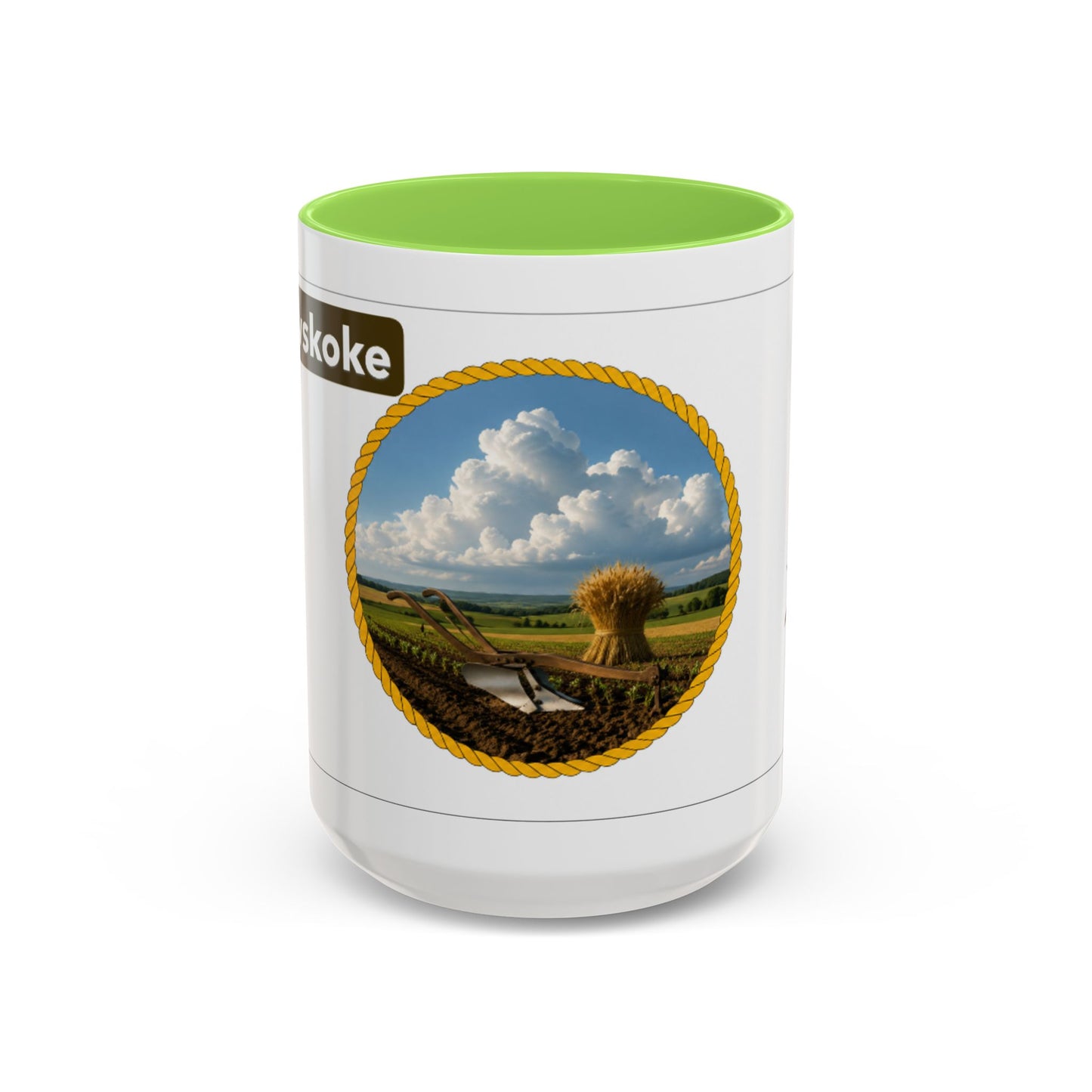 Muscogee Scenic Harvest Coffee Mug – Rustic Countryside Landscape 11oz/15oz