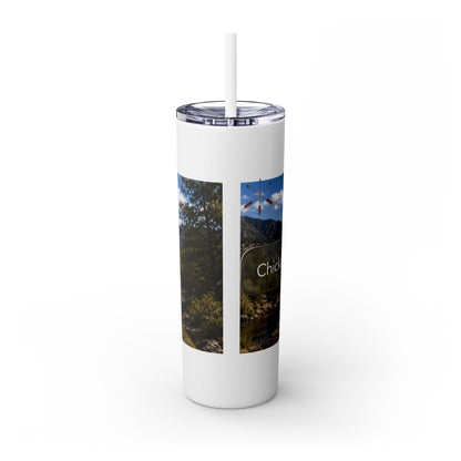 Chickasaw Skinny Tumbler with Straw, 20oz