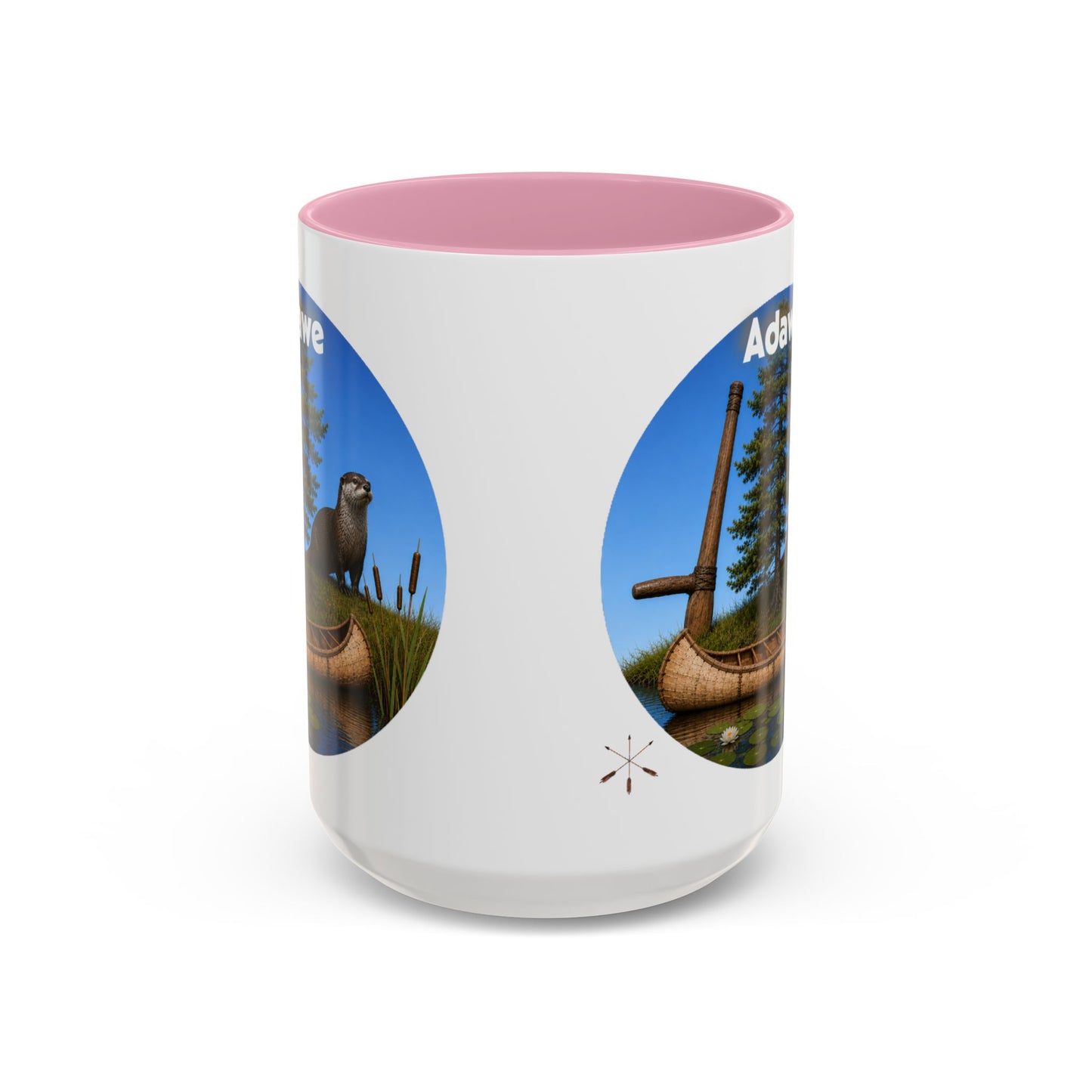 Ottawa Adawe Otter Canoe Mug — Nature Wildlife Coffee Cup (11oz & 15oz)