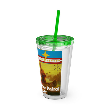 Shawnee N Sunsplash Tumbler with Straw, 16oz