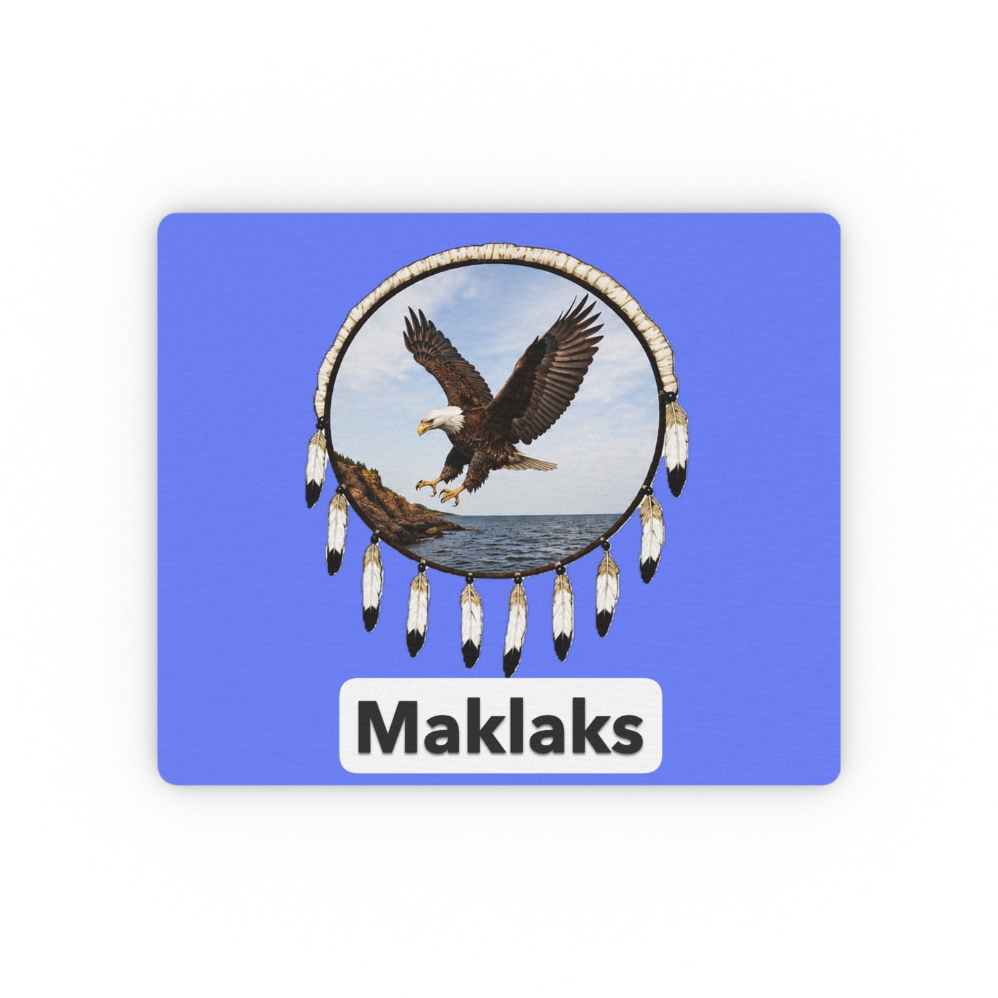 Modoc Eagle  Mouse Pad — "Maklaks" Rectangular Desk Mat
