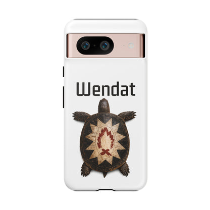 Wyandotte Wendat Turtle Phone Case — Indigenous Turtle Shield Design