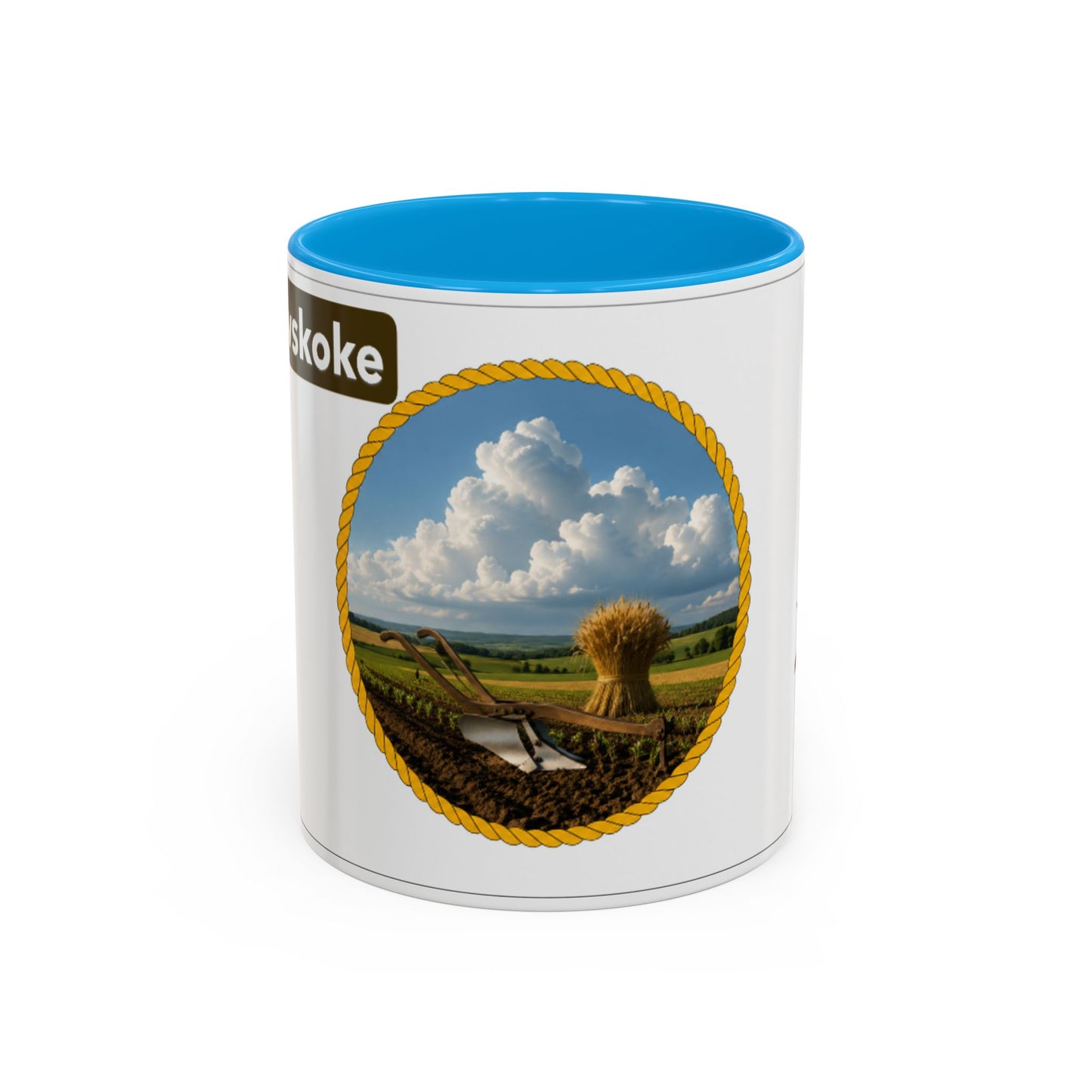 Muscogee Scenic Harvest Coffee Mug – Rustic Countryside Landscape 11oz/15oz