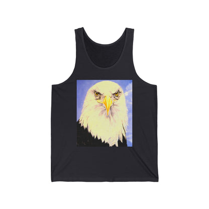 Eagle Portrait Tank Top – Patriotic Bald Eagle Graphic Tank