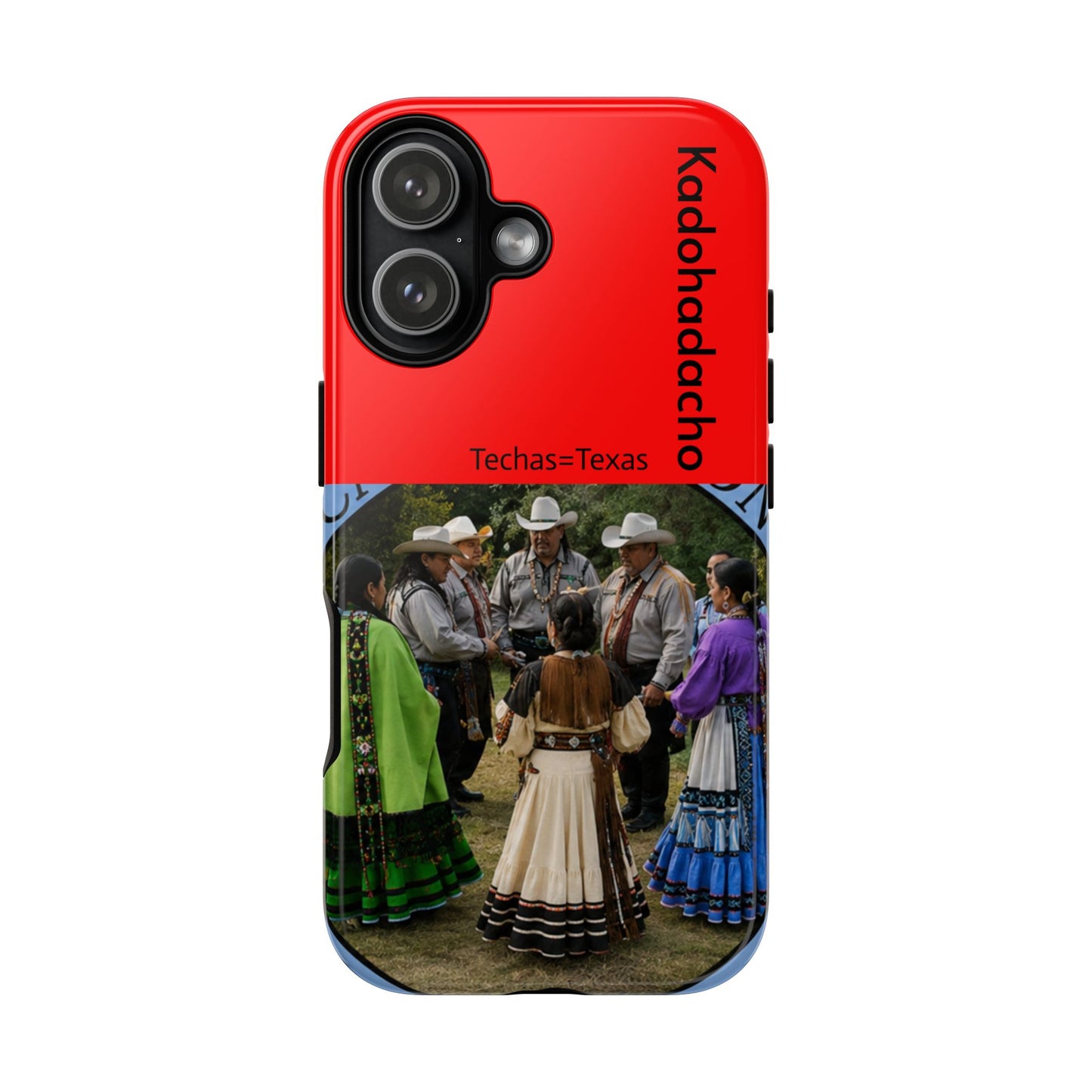 Caddo Phone Case – Native Dancers Photo Design (Kaddhadachto)