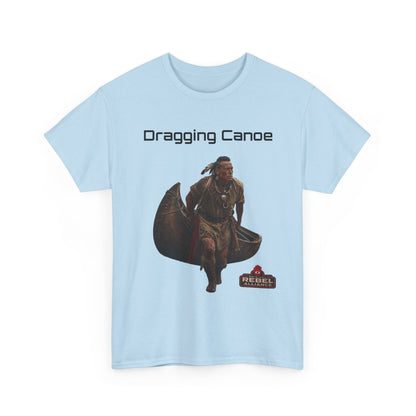 Dragging Canoe Canoe Warrior T-Shirt — Native American Historical Tribute Tee