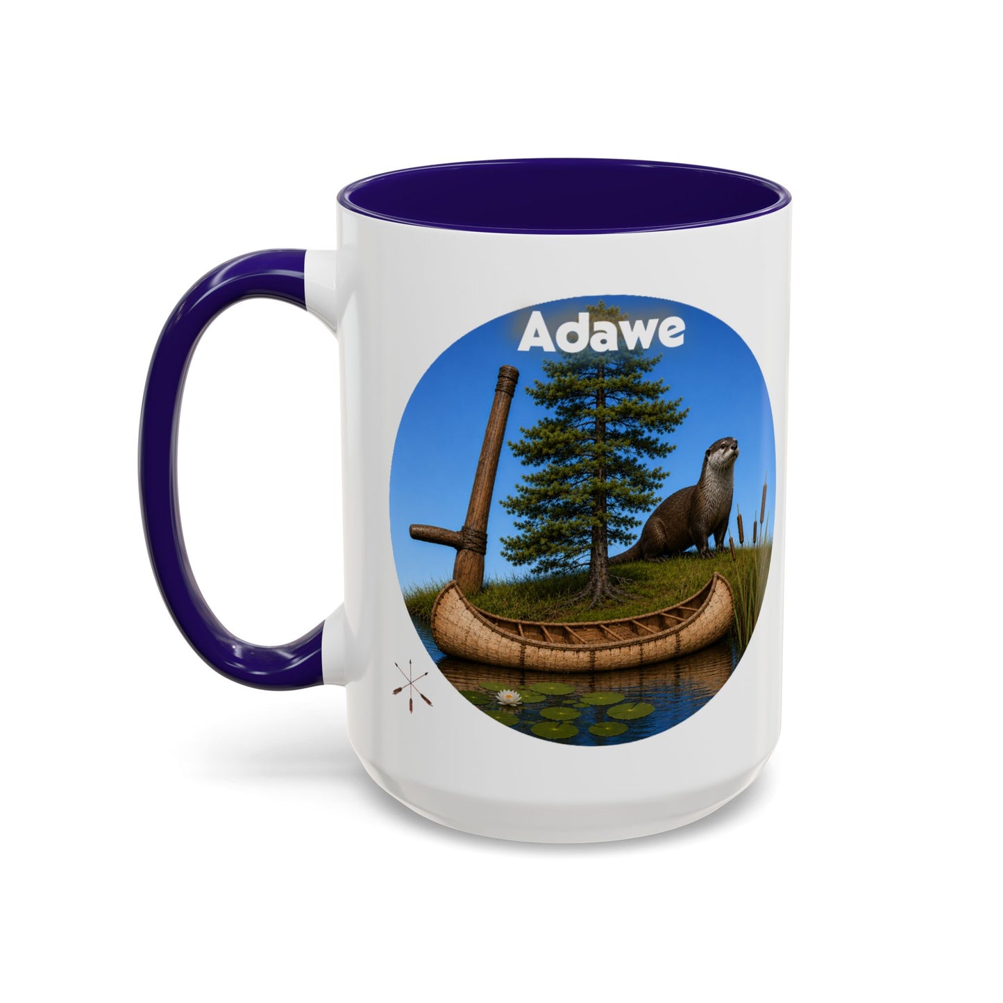 Ottawa Adawe Otter Canoe Mug — Nature Wildlife Coffee Cup (11oz & 15oz)