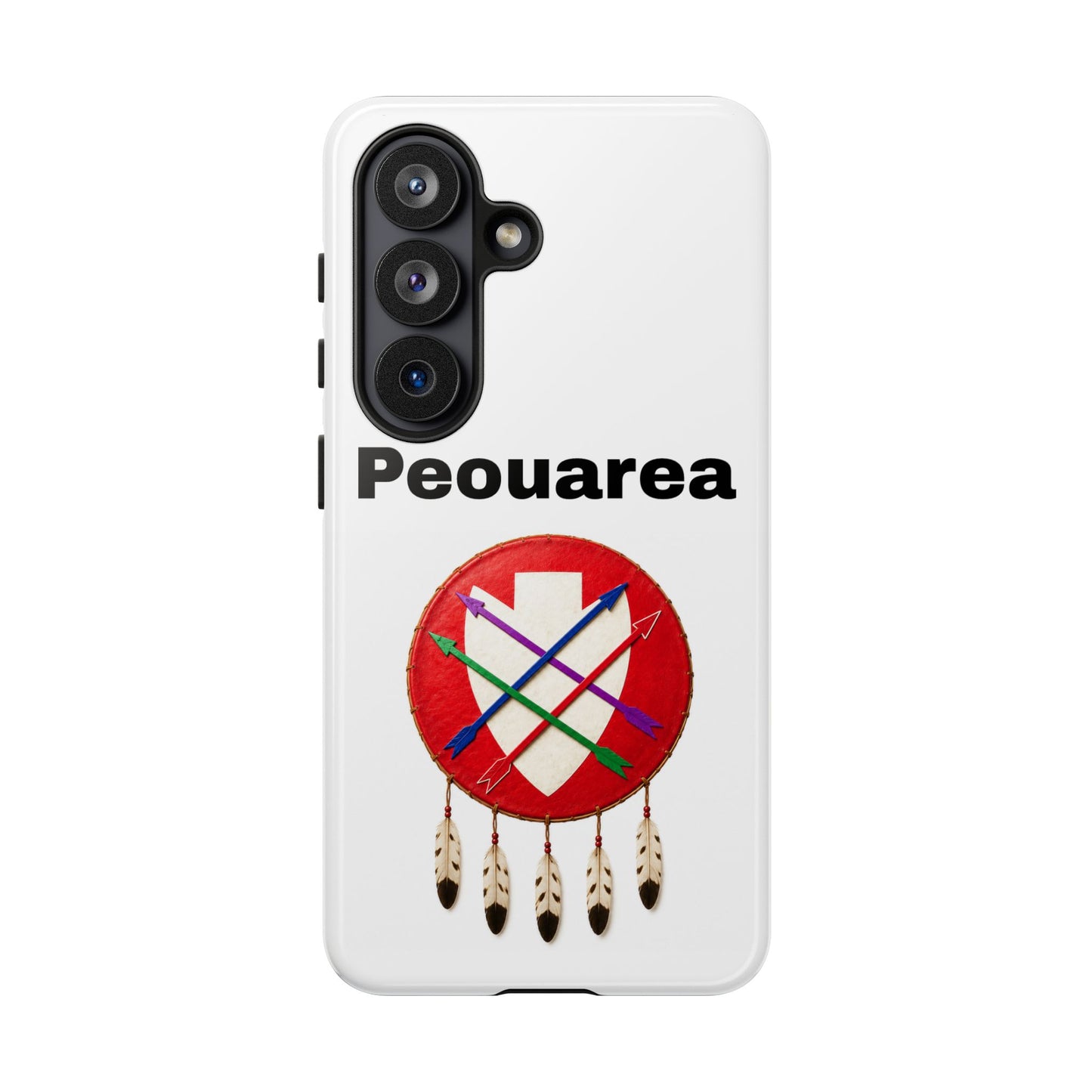 Peoria Phone Case — 'Peouarea' Dreamcatcher Shield Design