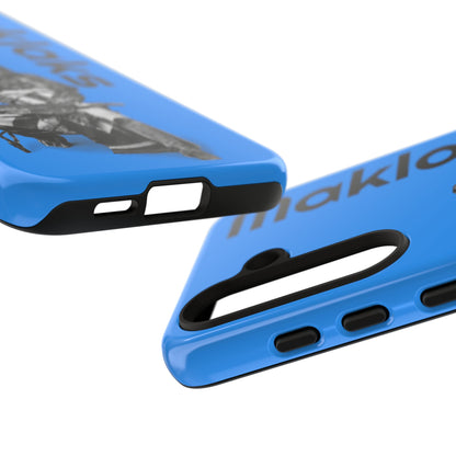 Modoc Blue 'Maklaks' Tough Phone Case with Eagle Drum Design