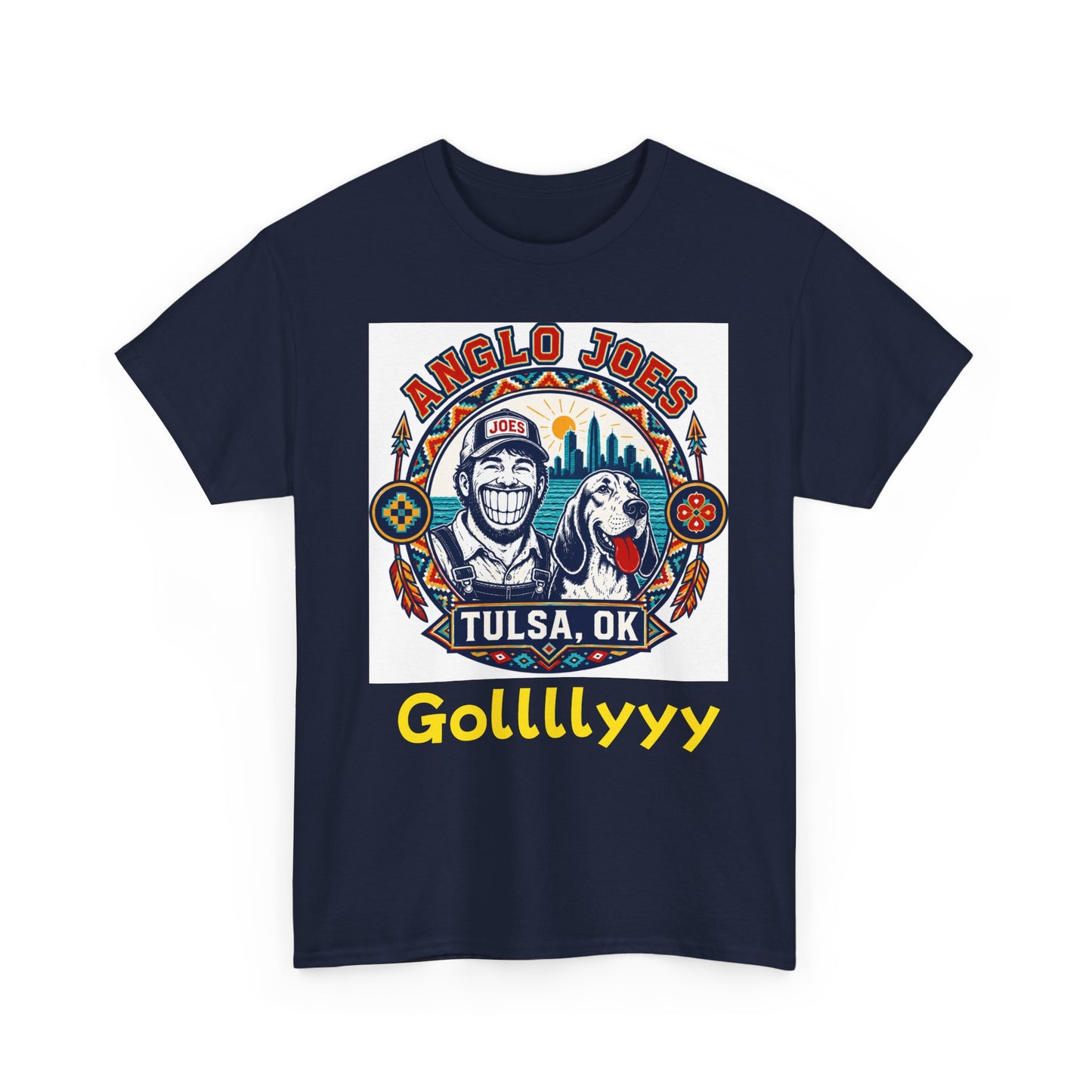 Tulsa Anglo Joe’s Tee — 'Gollllyyy' Retro Sports Graphic T-Shirt