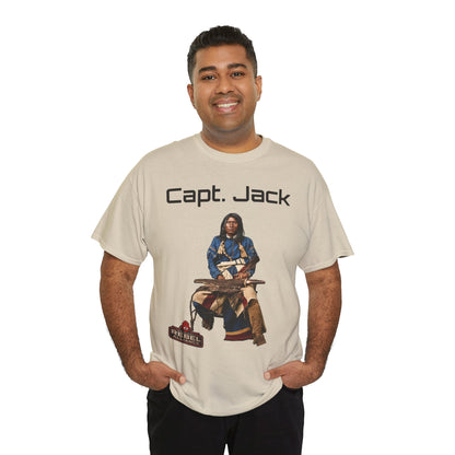 Capt. Jack Graphic Tee — Vintage Captain Illustration Shirt