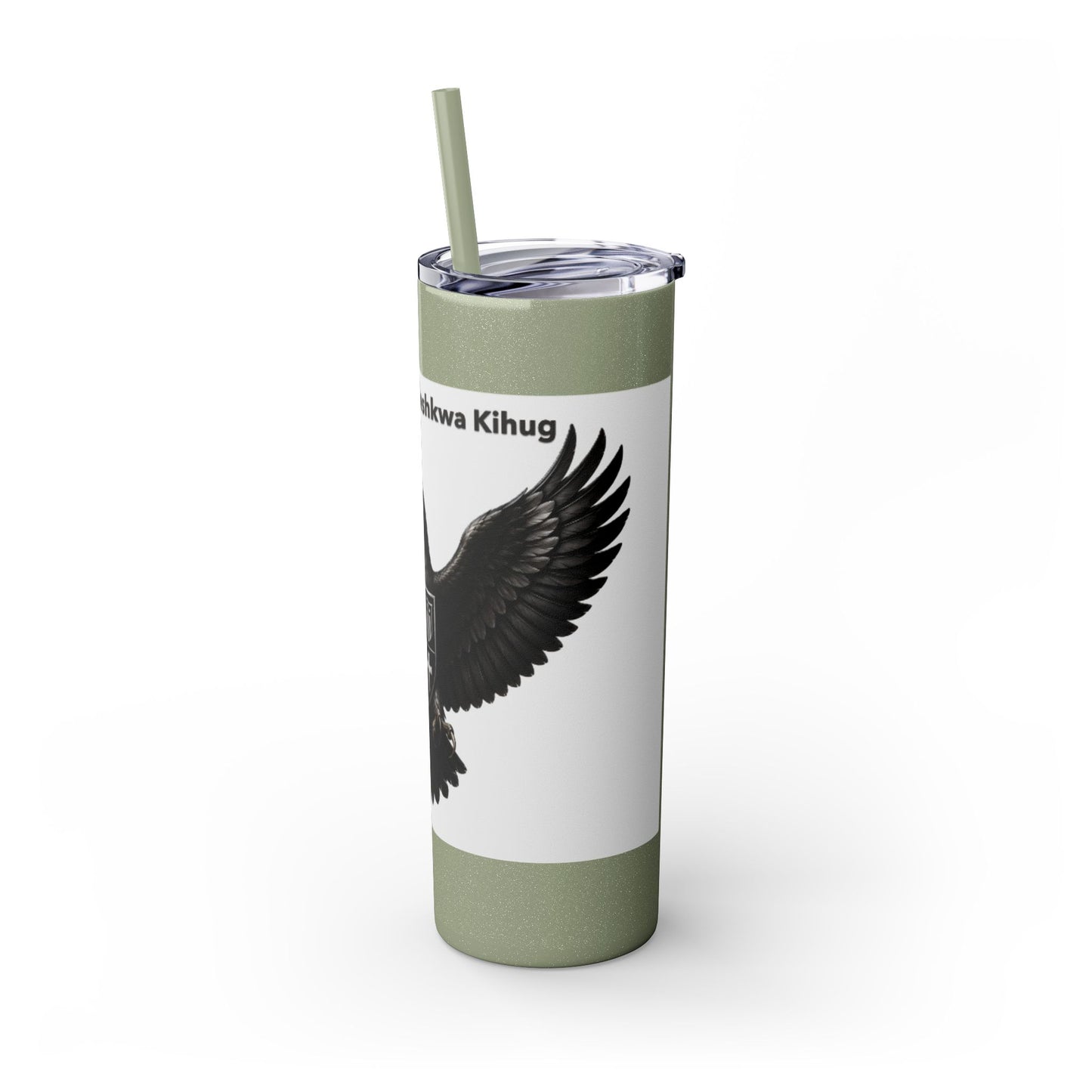 Sac Fox Skinny Tumbler with Straw, 20oz