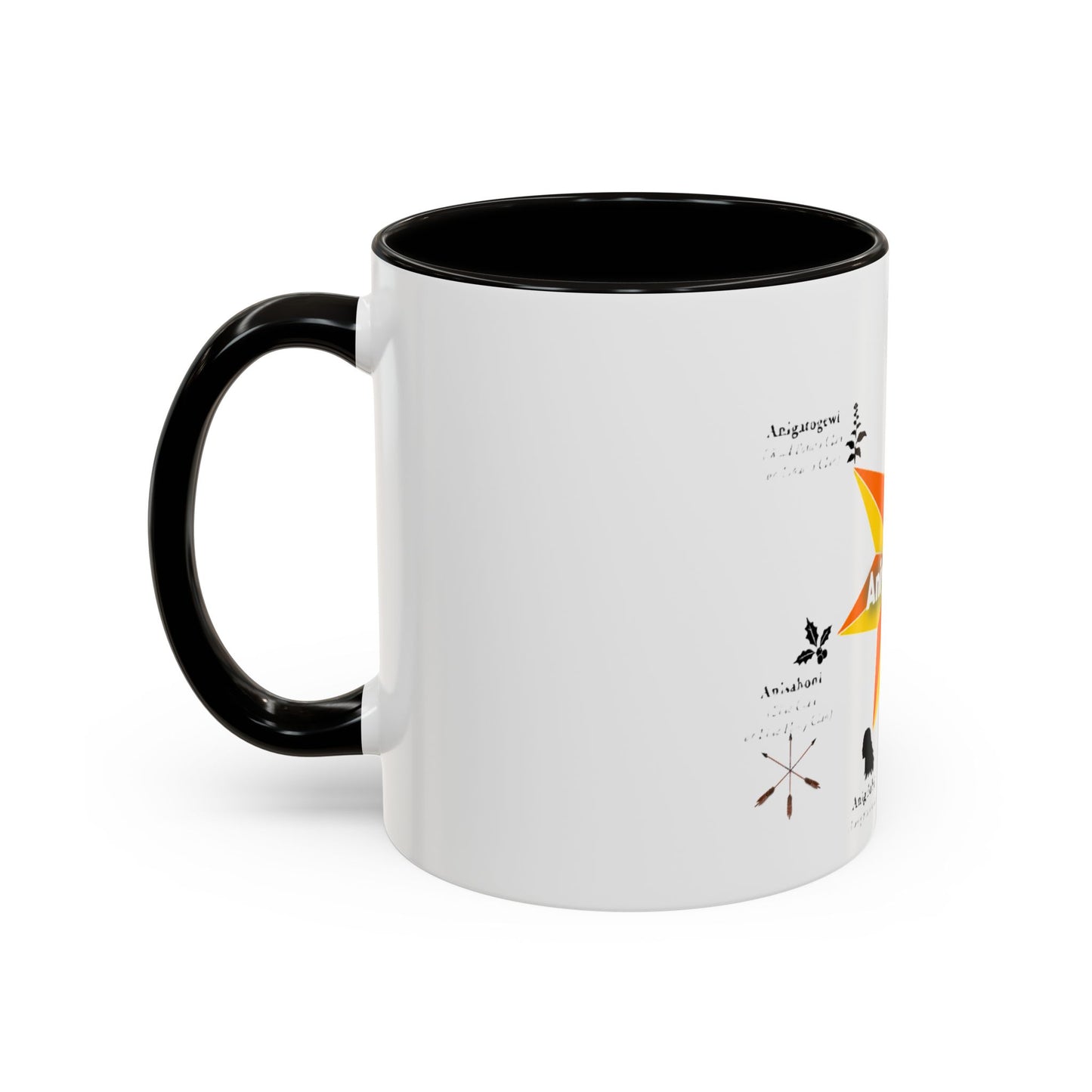 Aniyunwiya Star Map Coffee Mug — Native Seneca/Onondaga Language Names
