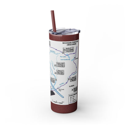 Blackhawk Skinny Tumbler 20oz – "BlackHawk could teach Yoda" Design
