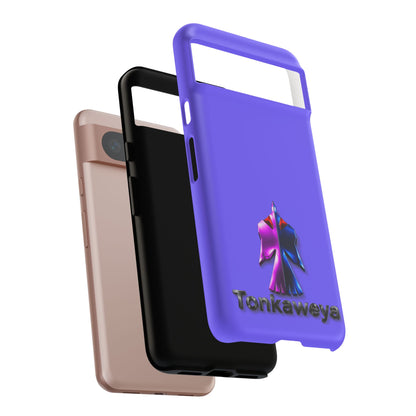 Tonkawa Phone Case — Tonkkaweya Sunrise Design (Protective Purple Hard Shell)
