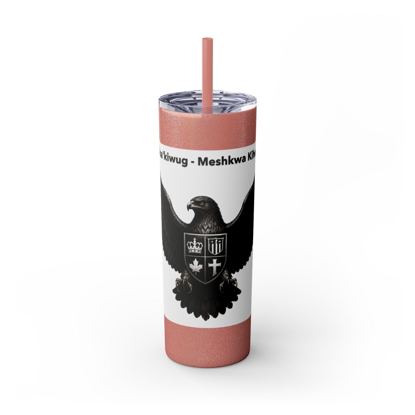 Sac Fox Skinny Tumbler with Straw, 20oz
