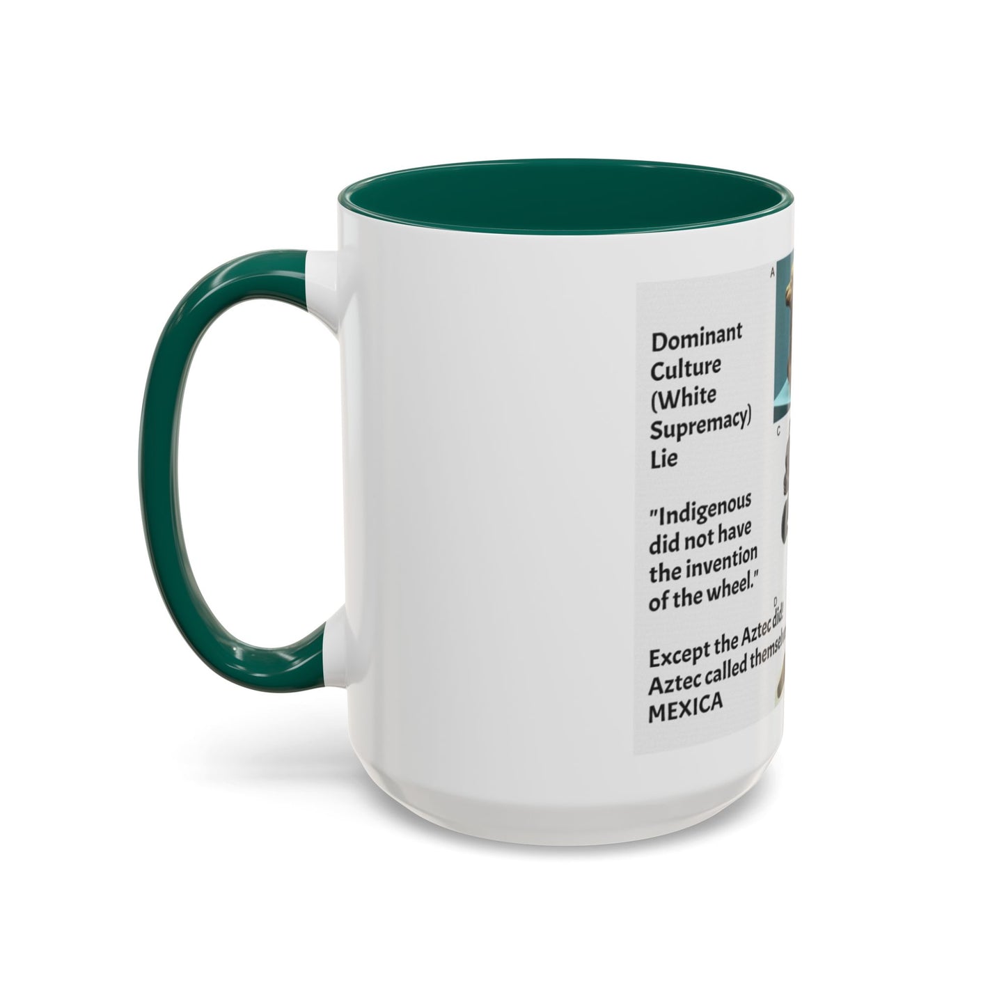 Aztec Artifact Photos Collage Coffee Mug (11oz/15oz)