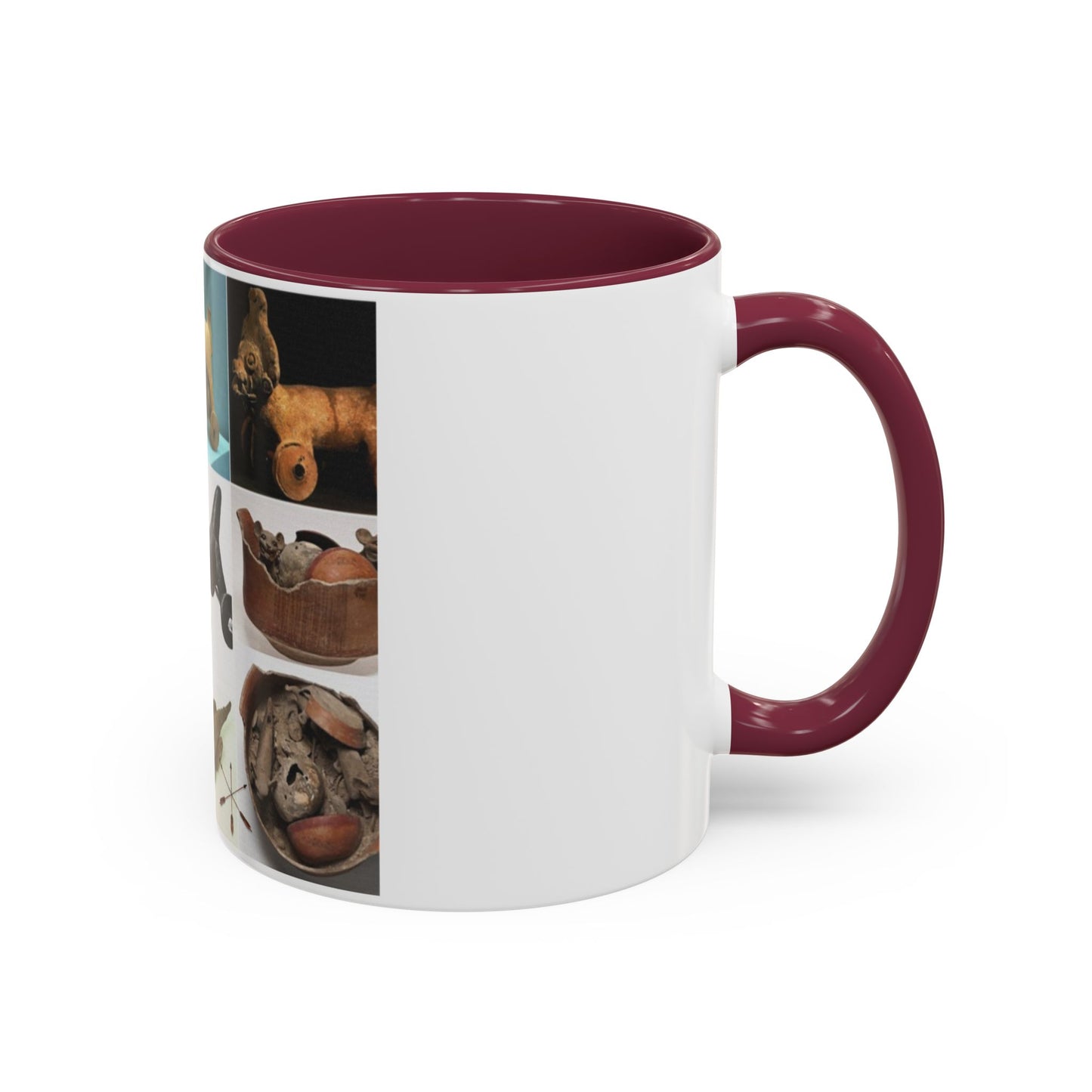 Aztec Artifact Photos Collage Coffee Mug (11oz/15oz)