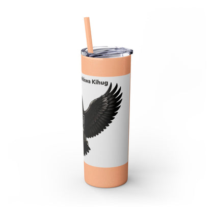 Sac Fox Skinny Tumbler with Straw, 20oz