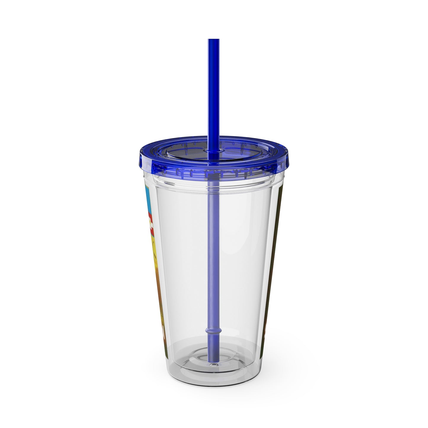 Shawnee N Sunsplash Tumbler with Straw, 16oz