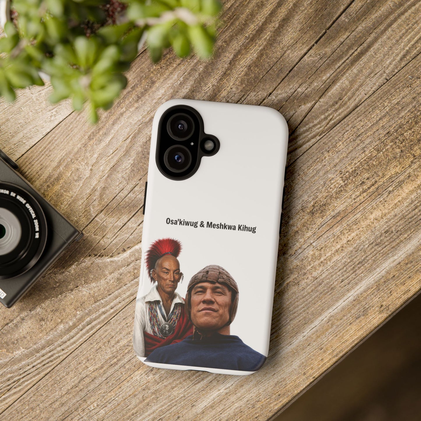Sac&Fox Phone Case — 'Blackhawk' Raven Crest Protective Tough Case