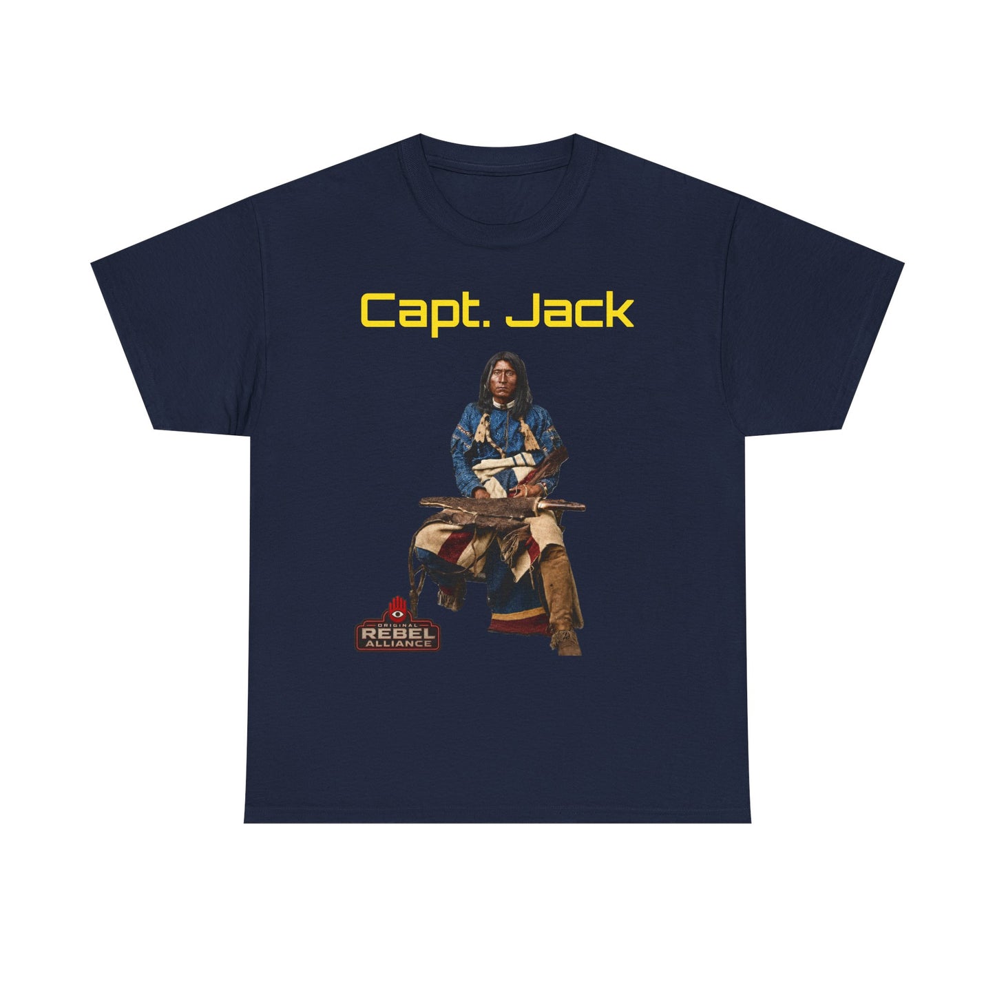 Capt. Jack Graphic Tee — Vintage Captain Illustration Shirt