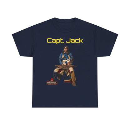 Capt. Jack Graphic Tee — Vintage Captain Illustration Shirt