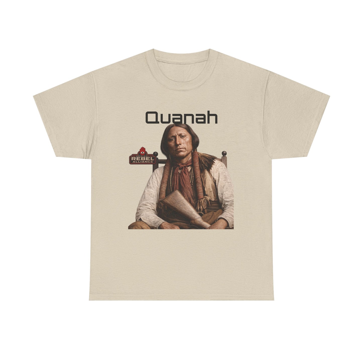 Quanah Tee — Vintage Native American Portrait Graphic T-Shirt