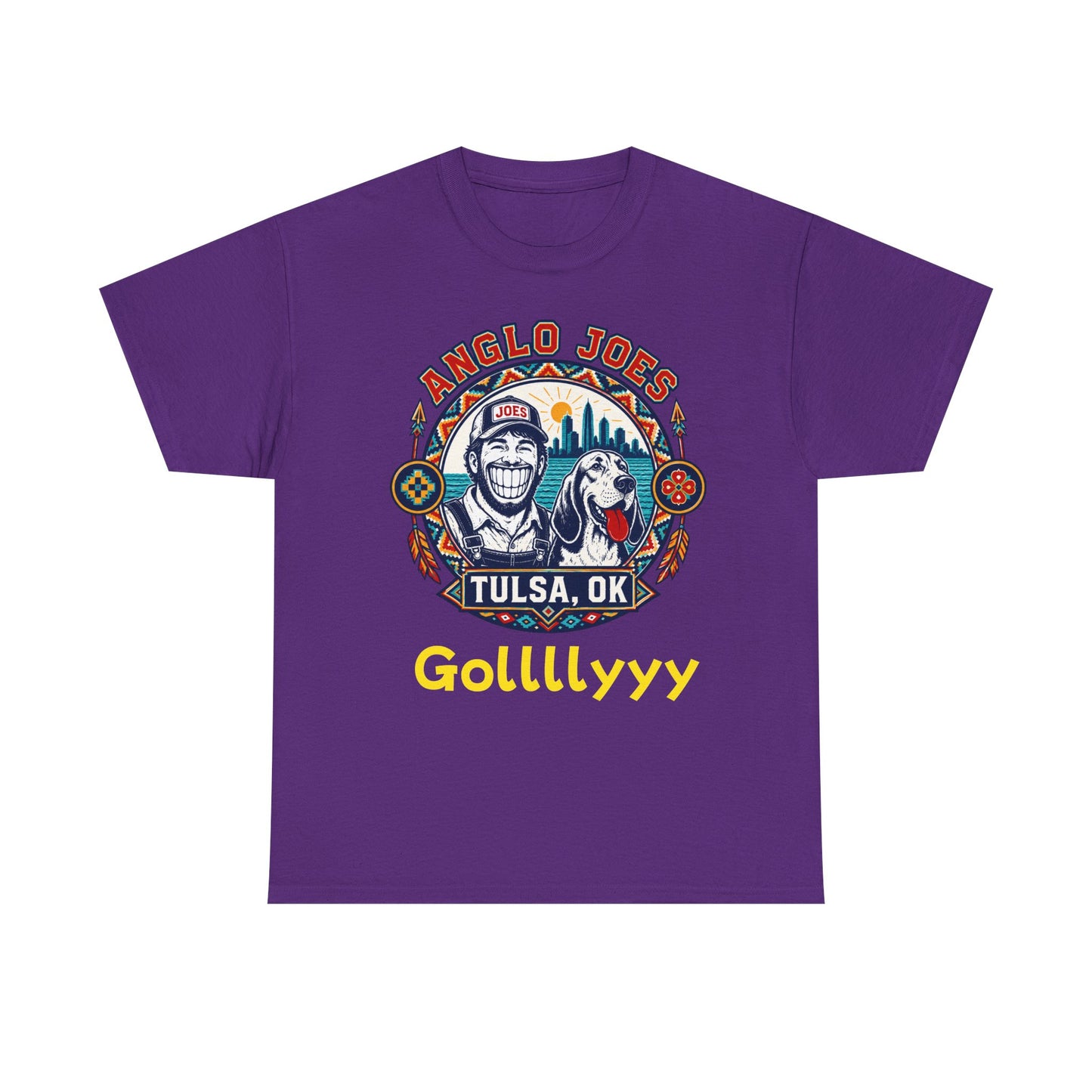 Anglo Joe’s Tulsa Tee Gollllyyyy — 'Gollllyyy' Retro Sports Graphic T-Shirt