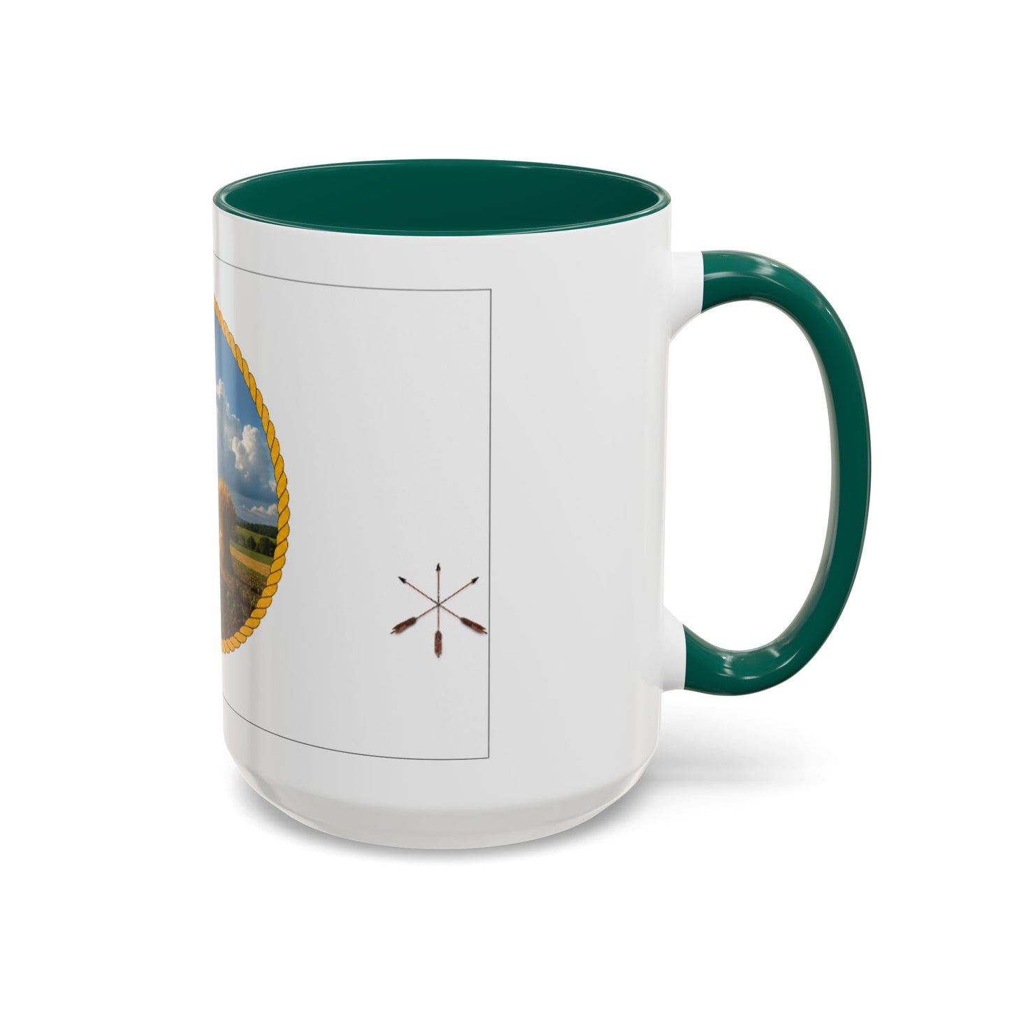 Muscogee Scenic Harvest Coffee Mug – Rustic Countryside Landscape 11oz/15oz