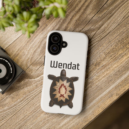 Wyandotte Wendat Turtle Phone Case — Indigenous Turtle Shield Design