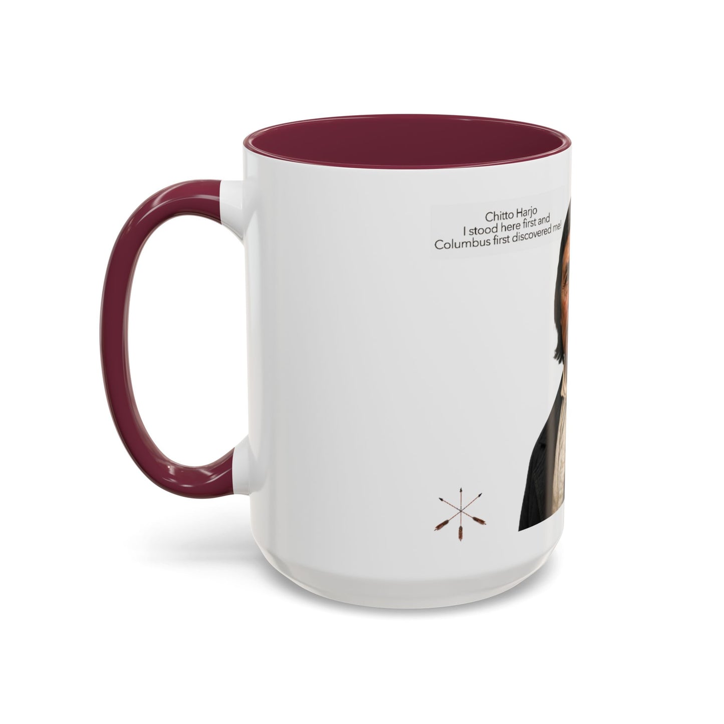Chitto Harjo Portrait Mug — Historical Native American Portrait Coffee Mug (11oz, 15oz)