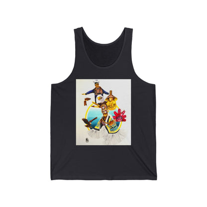 Tlingit Tank Top — Retro Beach Graphic Jersey Tank