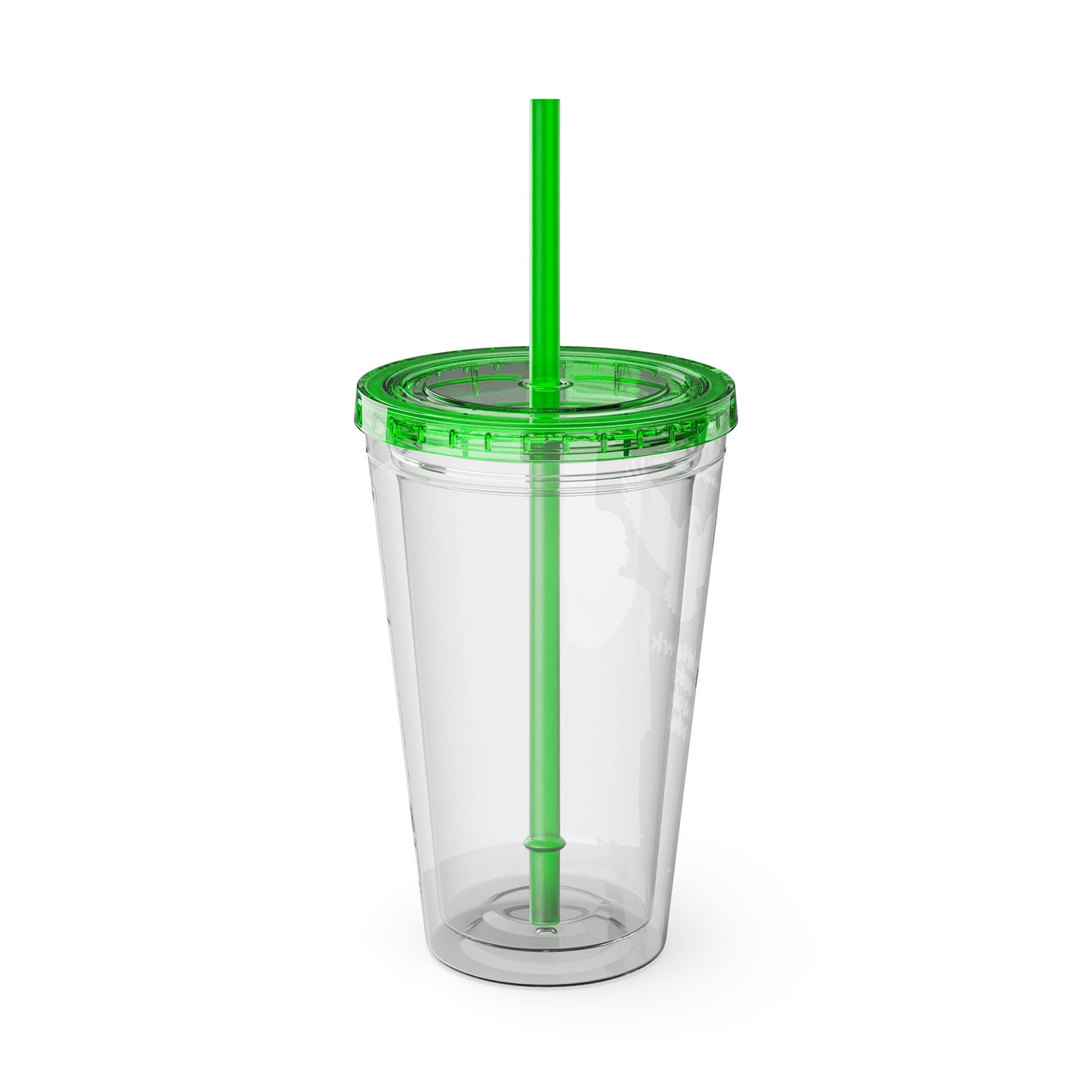 Blackhawk 16oz Tumbler with Straw — Illustrated Map & Raven Design