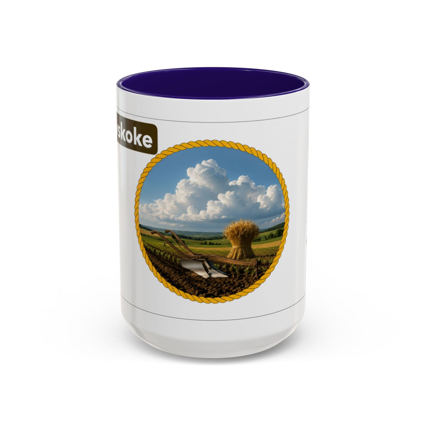 Muscogee Scenic Harvest Coffee Mug – Rustic Countryside Landscape 11oz/15oz