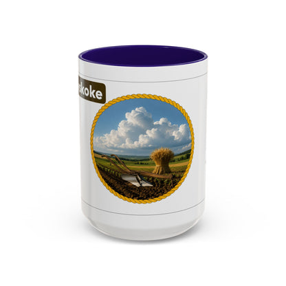 Muscogee Scenic Harvest Coffee Mug – Rustic Countryside Landscape 11oz/15oz