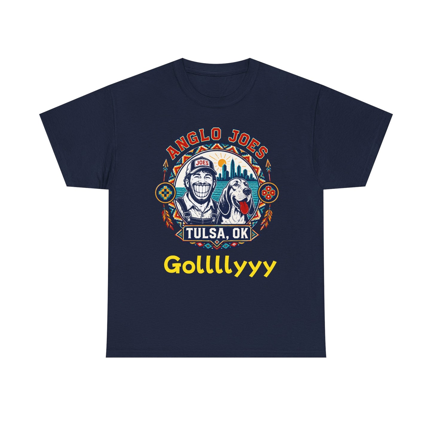 Anglo Joe’s Tulsa Tee Gollllyyyy — 'Gollllyyy' Retro Sports Graphic T-Shirt