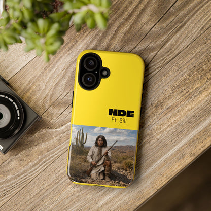 Ft. Sill Phone Case — Yellow ‘NDE Ft. Sill’ Desert Photo Protective Cover
