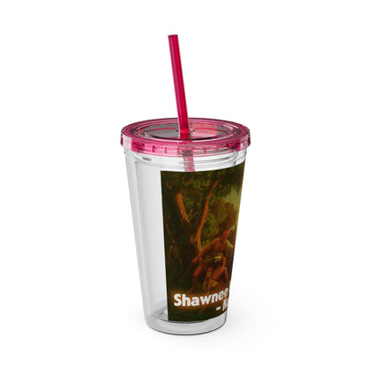 Shawnee N Sunsplash Tumbler with Straw, 16oz