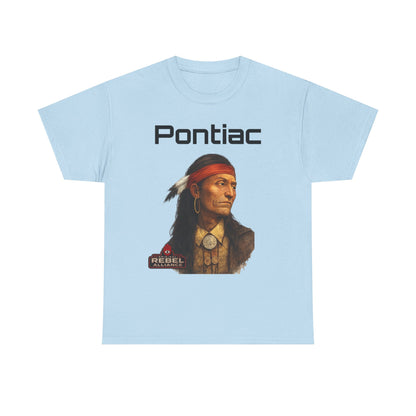 Pontiac Portrait T‑Shirt — Native Chief Graphic Tee