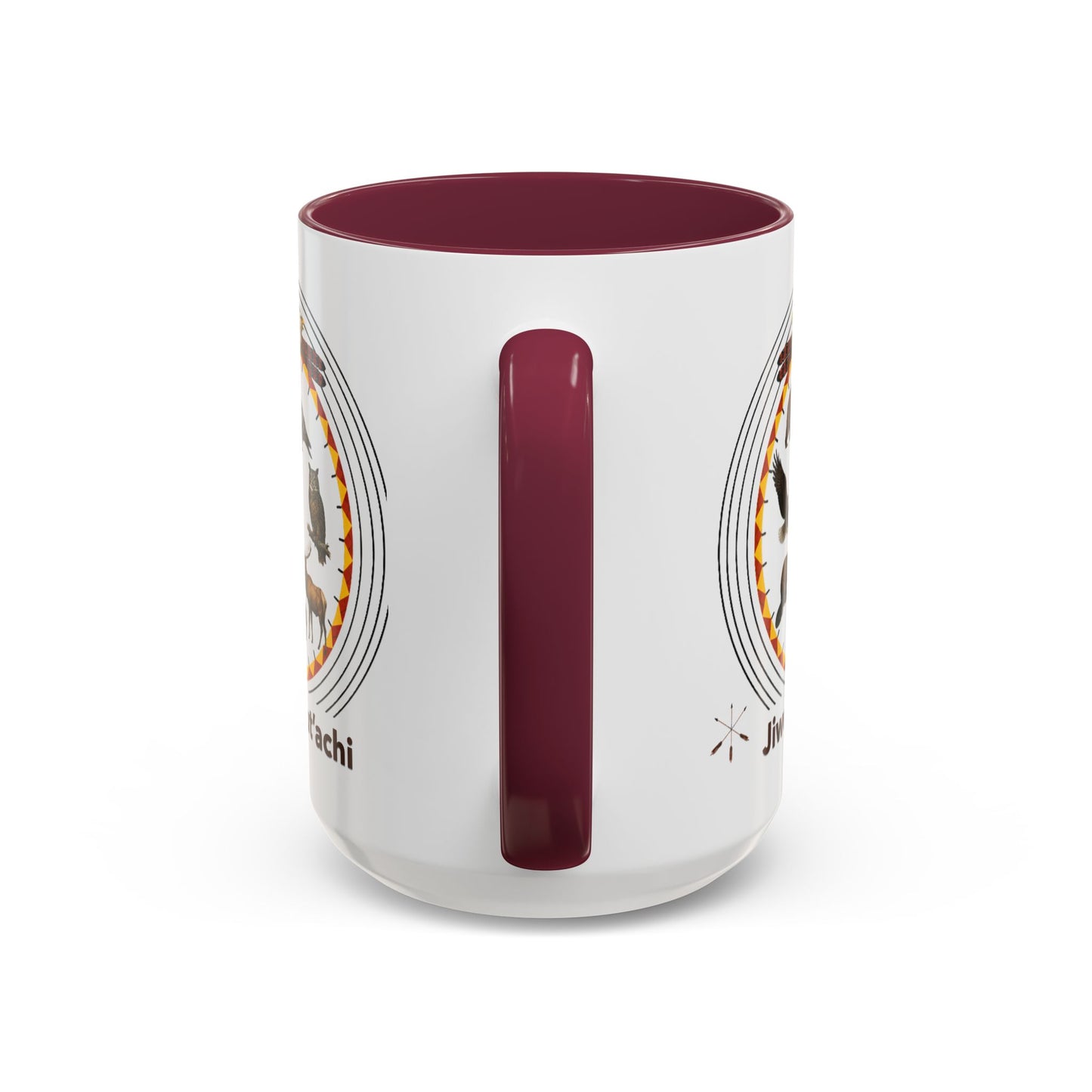 Otoe Missouria Native Animal Circle Mug – 'Jiwere-Nut'achi' Illustrated Coffee Cup (11oz/15oz)
