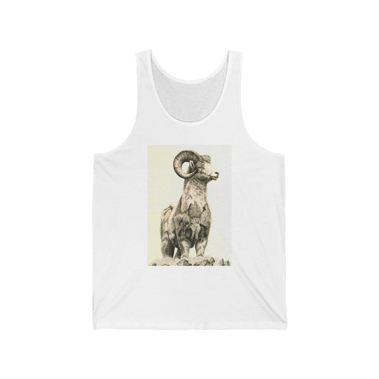 Ram Skull & Arrow Tank Top — Rustic Boho Graphic Tank