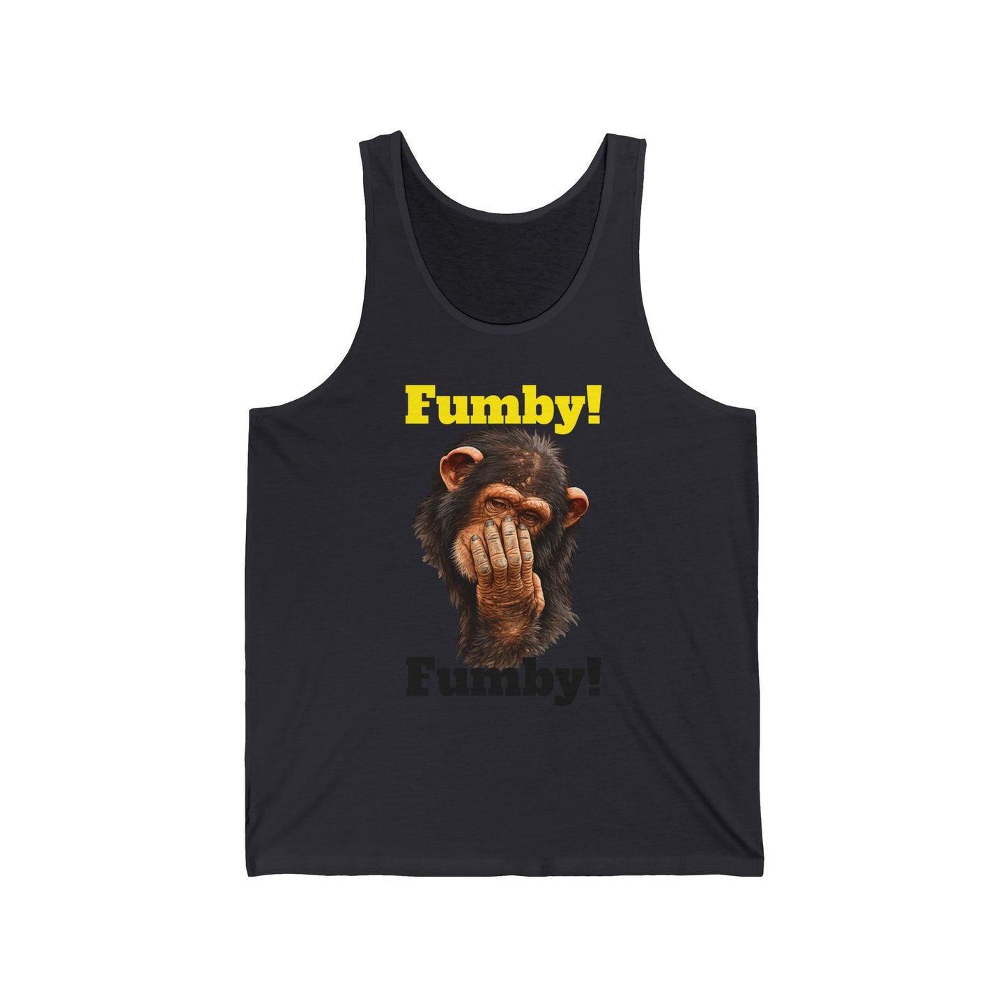Fumby! Funny Monkey Tank Top — Quirky Graphic Summer Tank