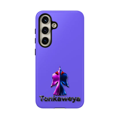 Tonkawa Phone Case — Tonkkaweya Sunrise Design (Protective Purple Hard Shell)