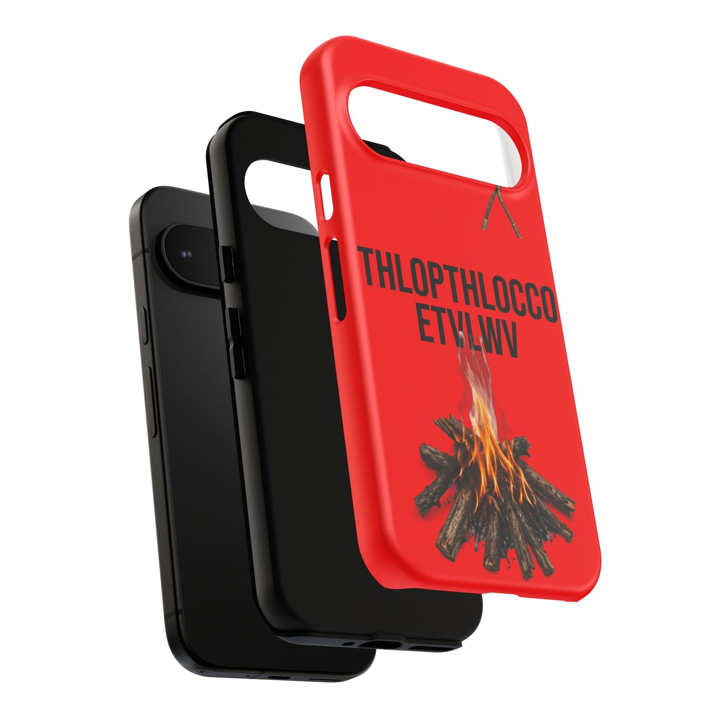 Thlopthlocco Protective Phone Case —  Text "THLOPTHLOCCO ETVLWV"