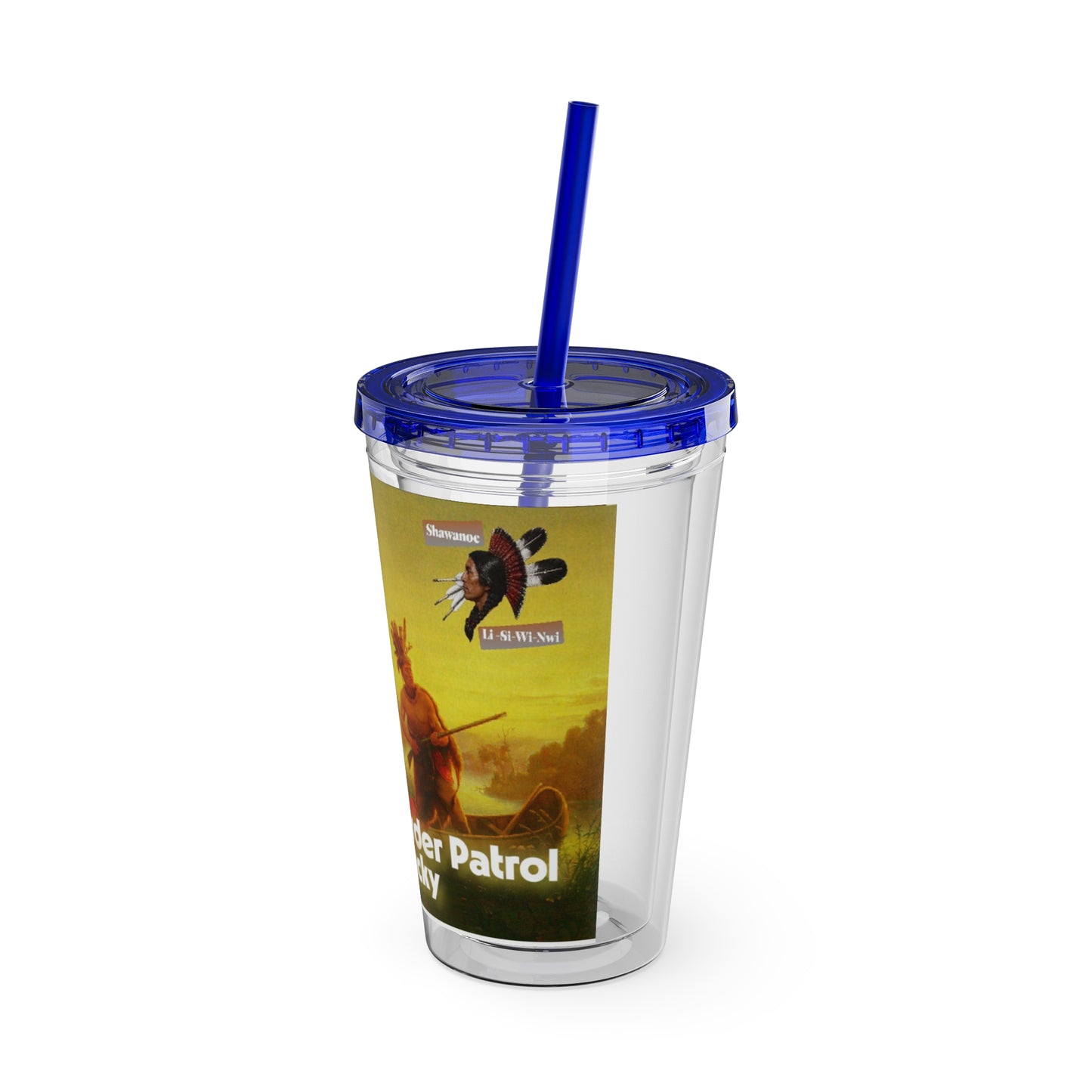 Shawnee Absentee Sunsplash Tumbler with Straw, 16oz