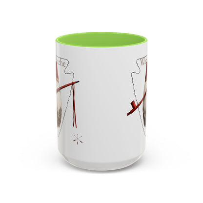 Osage Wazhazhe Tribal Feather Mug (11oz & 15oz) — Native-Inspired Coffee Cup